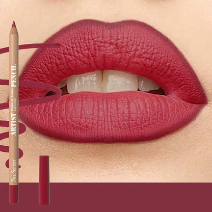 18 Color Lip Liner Pencil Set