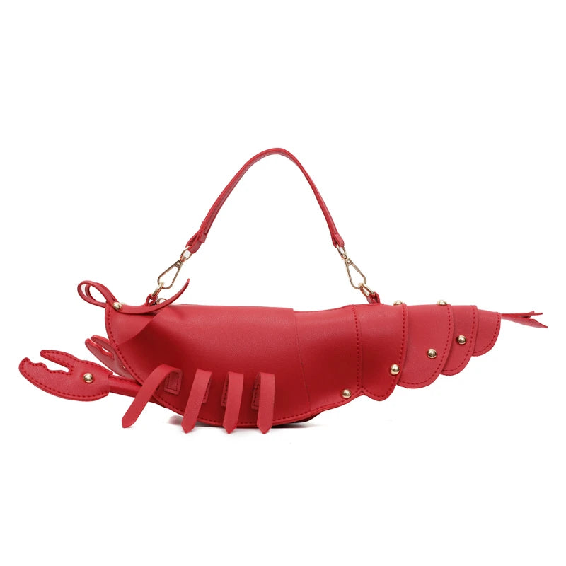 Shaped PU Leather Crossbody Bag