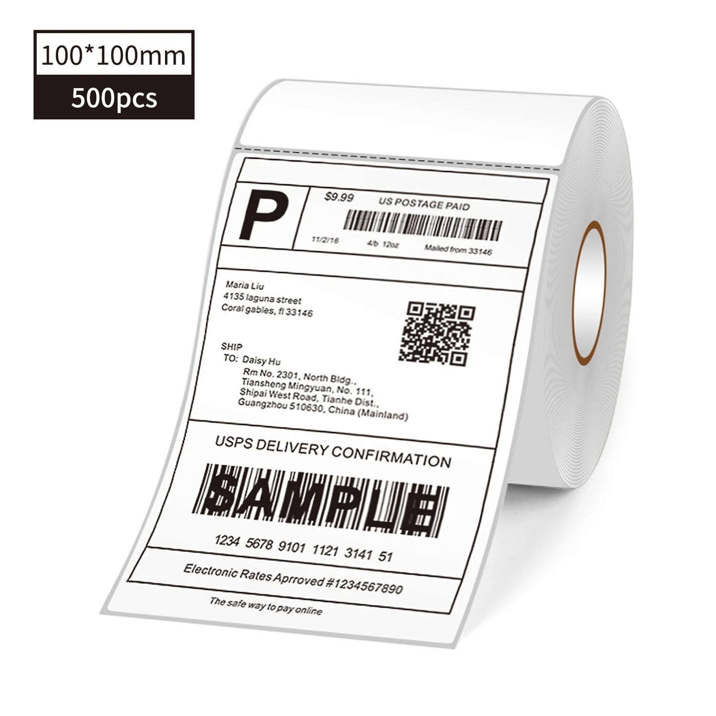 Thermal Shipping Labels Roll