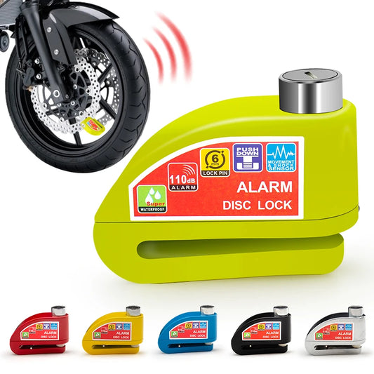 Motorcycle Disc Brake Alarm Lock