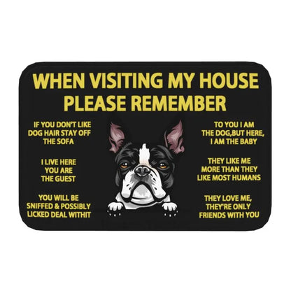 Bull Terrier Non-Slip Door Mat