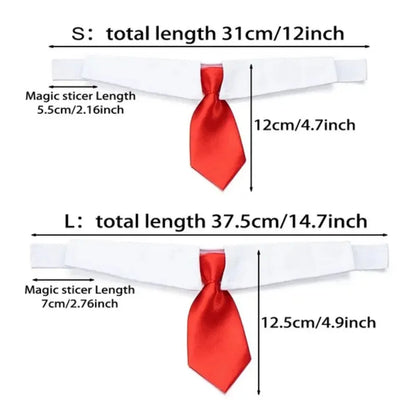 Adjustable Pet Necktie Collar