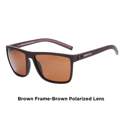 ZENOTTIC Retro Square Polarized Sunglasses