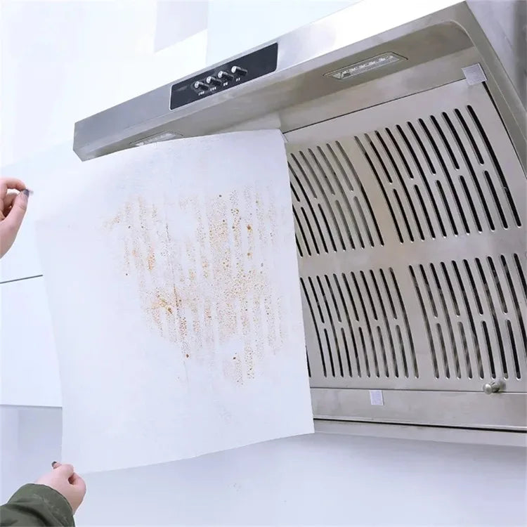Disposable Non-Woven Grease Filter for Kitchen Range Hoods and Cooker Hoods