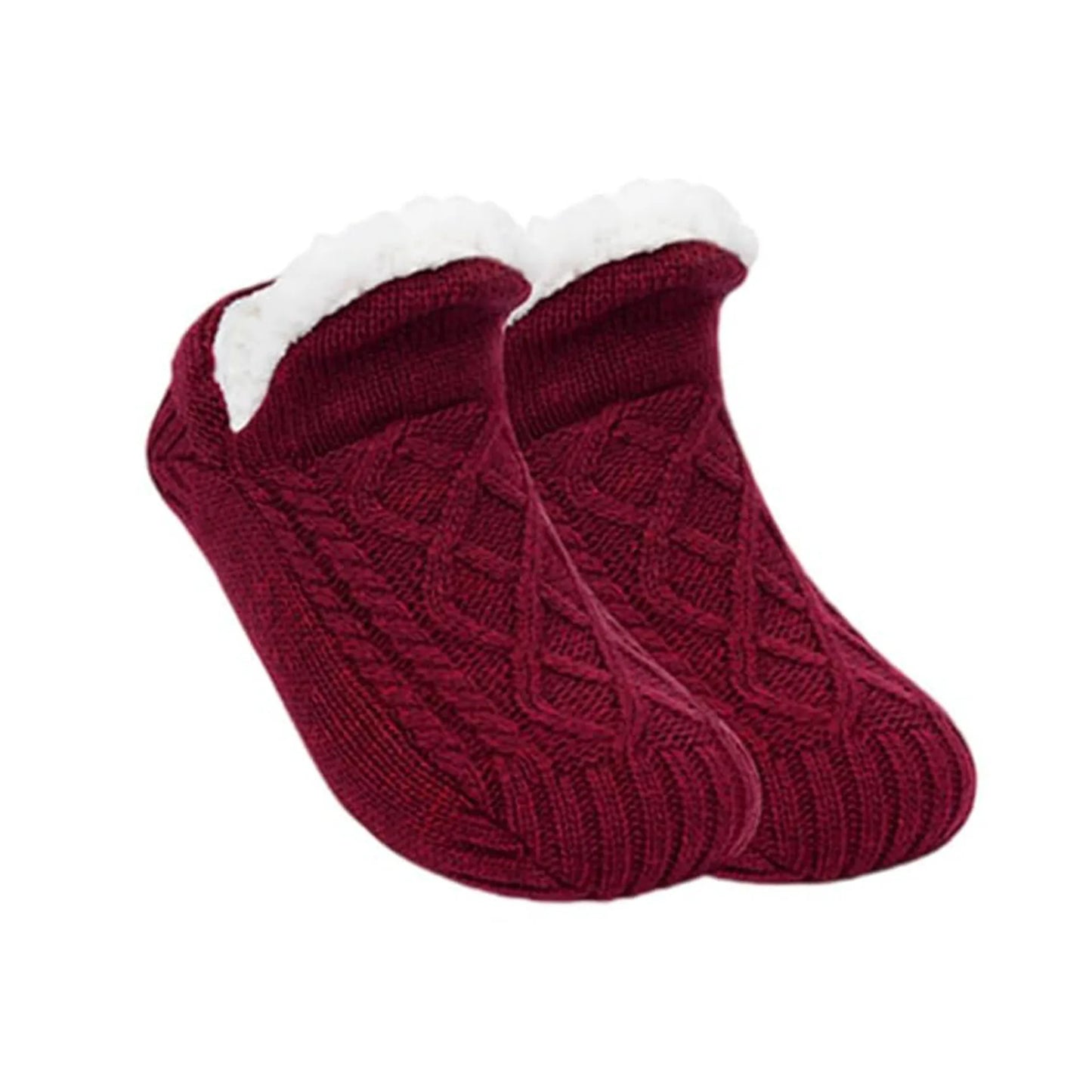 Warm Fleece Non-Slip Floor Socks
