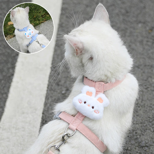 Breathable Adjustable Pet Harness & Leash Set
