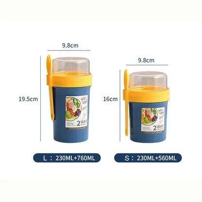 Bento Salad & Breakfast Cup Container Set