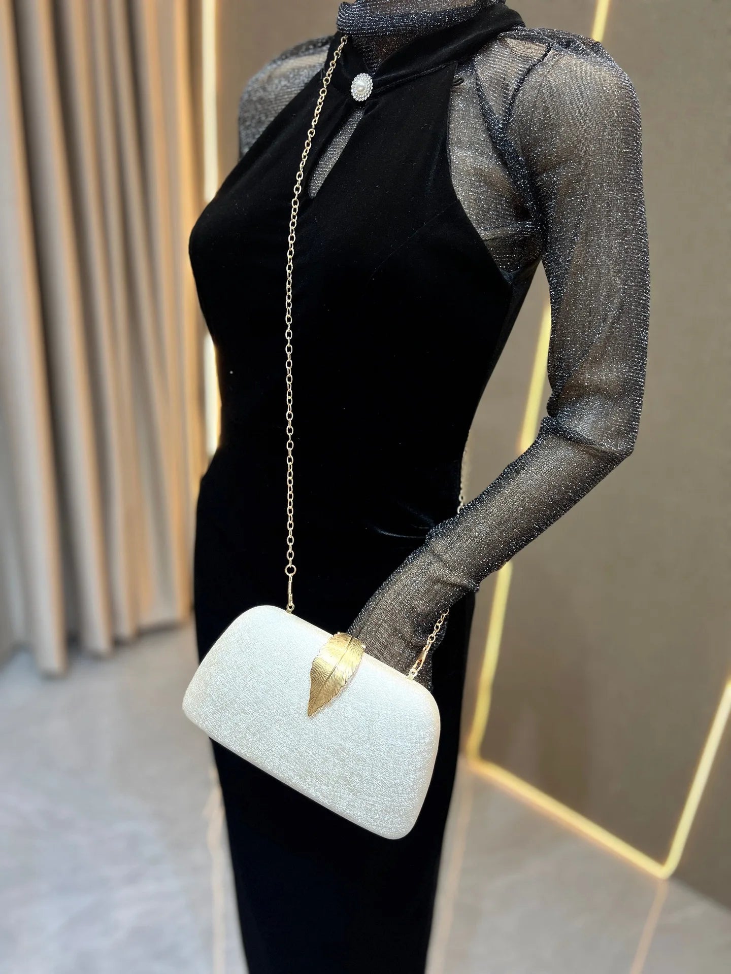 Velvet Evening Clutch Bag