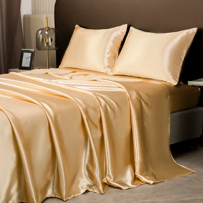 Opulent Satin Bedding Set
