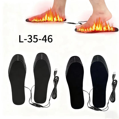 USB Heated Full Foot Insoles