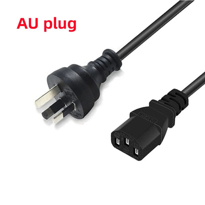 EU UK US AU IEC C13 Power Cable – 10A Appliance Lead