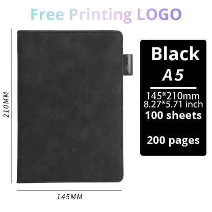 Customisable PU Leather Business Notebook