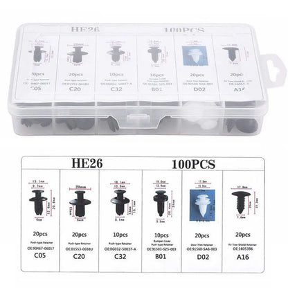 Universal Car Trim Clip Fastener Kit