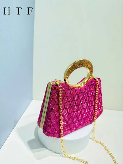 Women's Sparkling Crystal Rhinestones Evening Bag