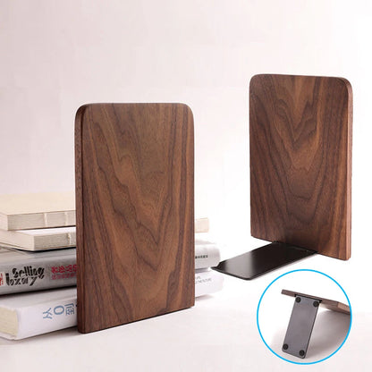 Natural Wooden Bookends