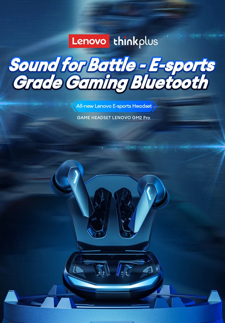 Lenovo GM2 Pro Bluetooth 5.3 Wireless Gaming Earbuds