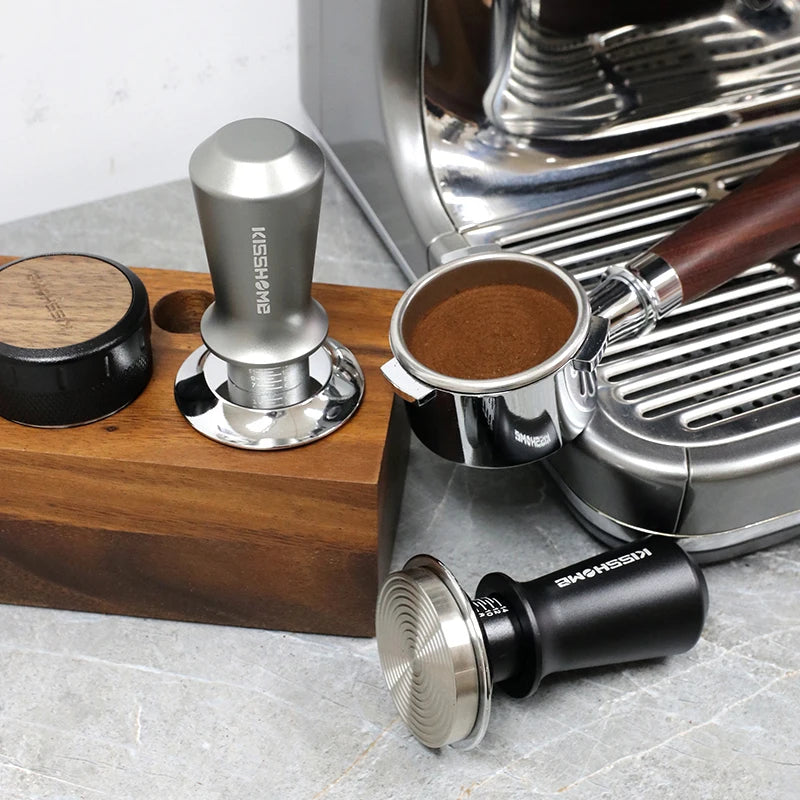 30lb Calibrated Coffee Tamper with Double Spring for Espresso Portafilters