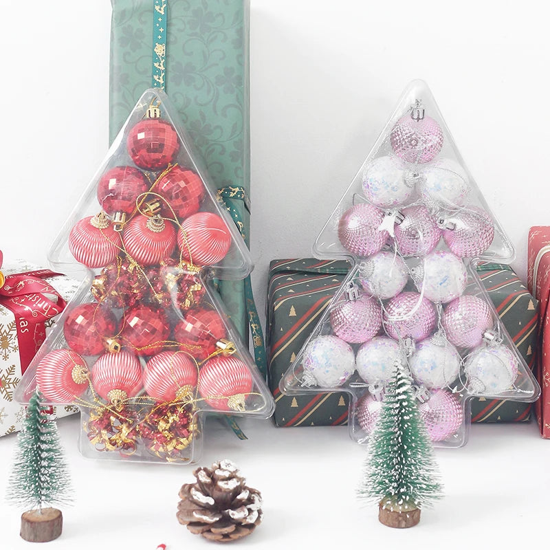 17-Piece Christmas Bauble Ornament Set