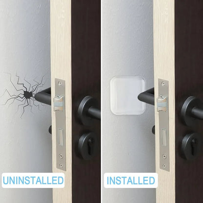 Transparent Self-Adhesive Silicone Door Wall Protector Pads