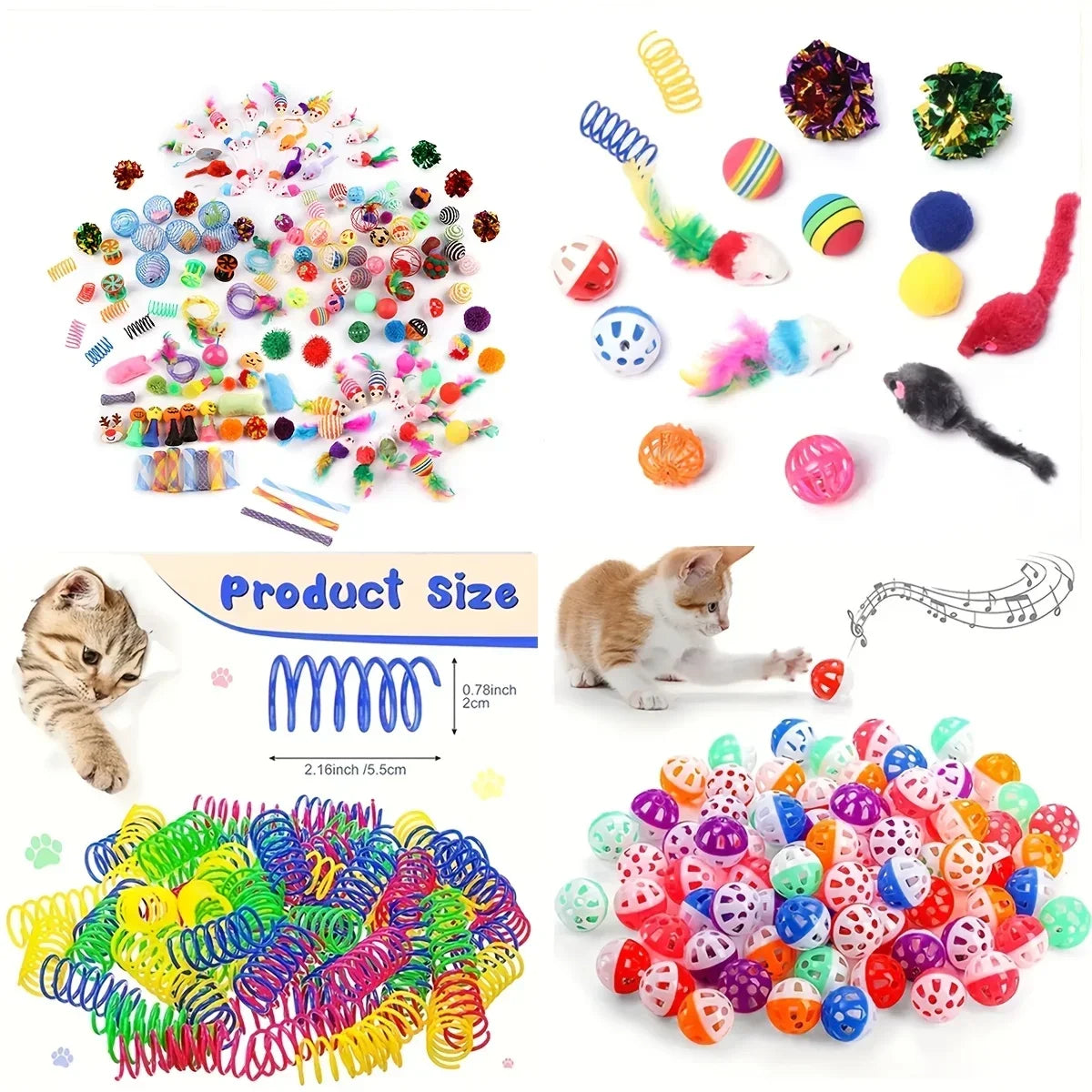 Mixed Cat Toy Set