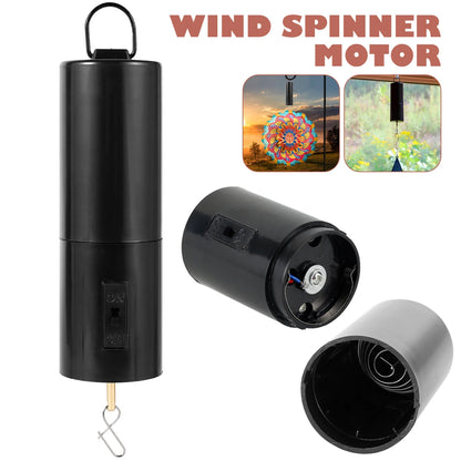 Battery-Powered Wind Spinner Motor