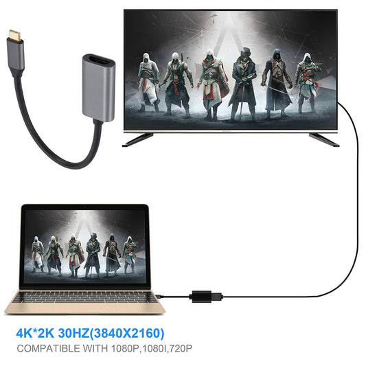 USB-C to HDMI 4K Display Adapter
