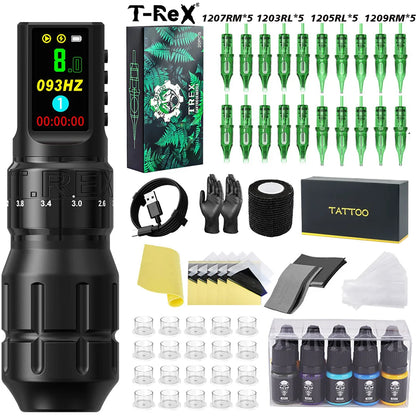 T-Rex Wireless Tattoo Machine Pen Kit