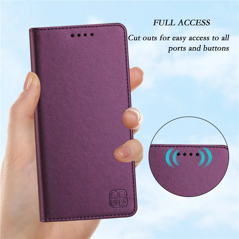 Luxury Wallet Flip Case for Vivo Smartphones