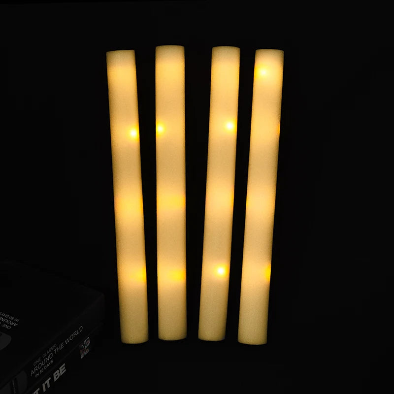 LED Flashing Foam Glow Sticks for Parties, Weddings & Events
