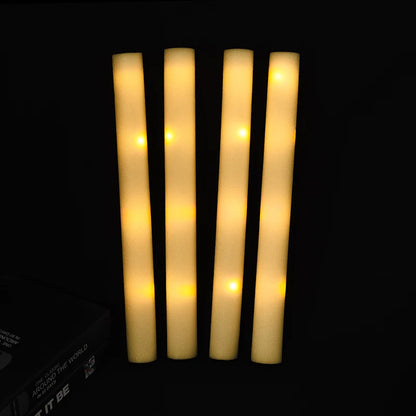 LED Flashing Foam Glow Sticks for Parties, Weddings & Events