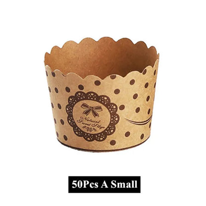 Kraft Paper Baking Cups for Cupcakes