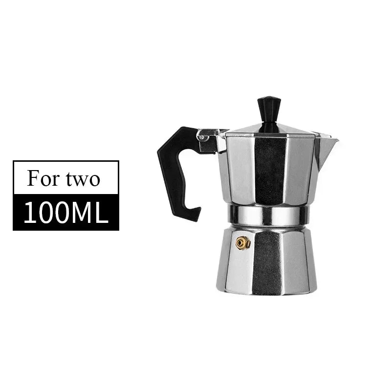 Classic Aluminum Moka Pot Espresso Maker