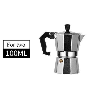 Classic Aluminum Moka Pot Espresso Maker