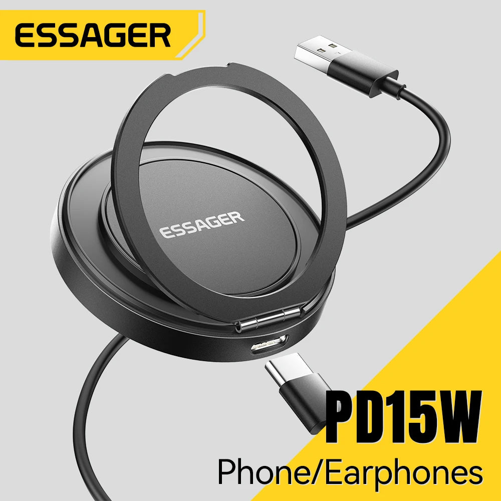 ESSAGER Magnetic Wireless Charger with Phone Holder