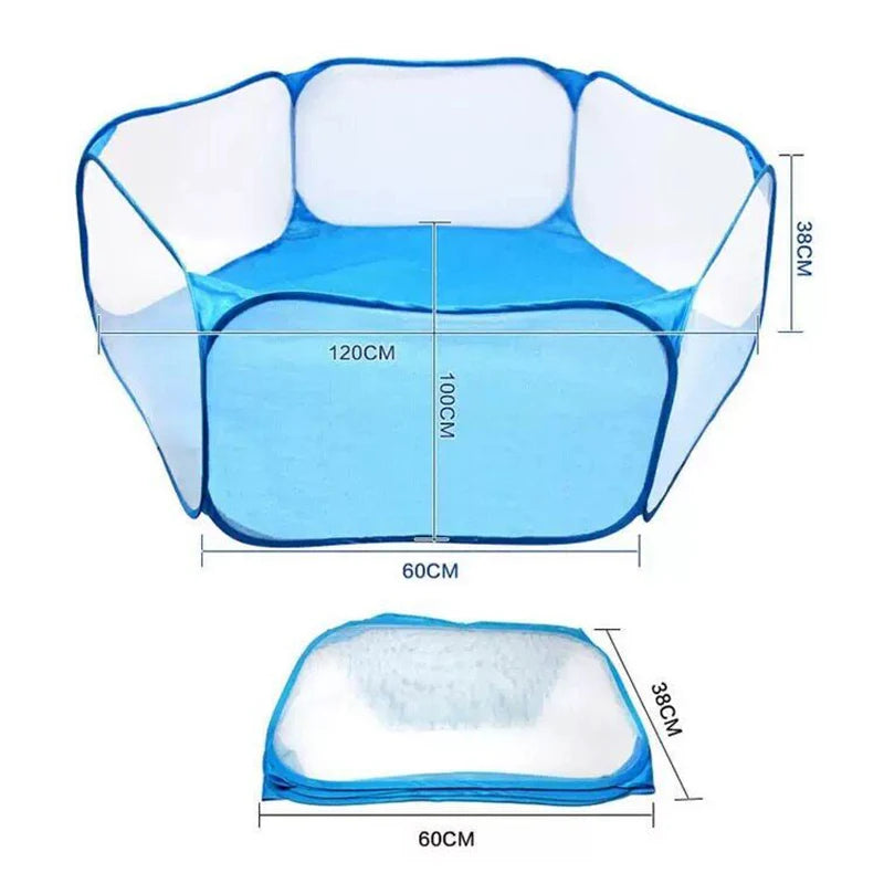 Foldable Pet Ball Pit Play Tent – 1.2M