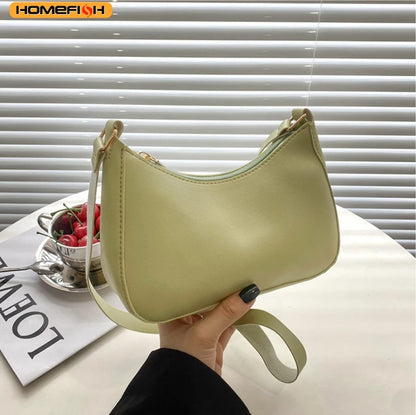 Women’s Minimalist Crescent Crossbody Handbag