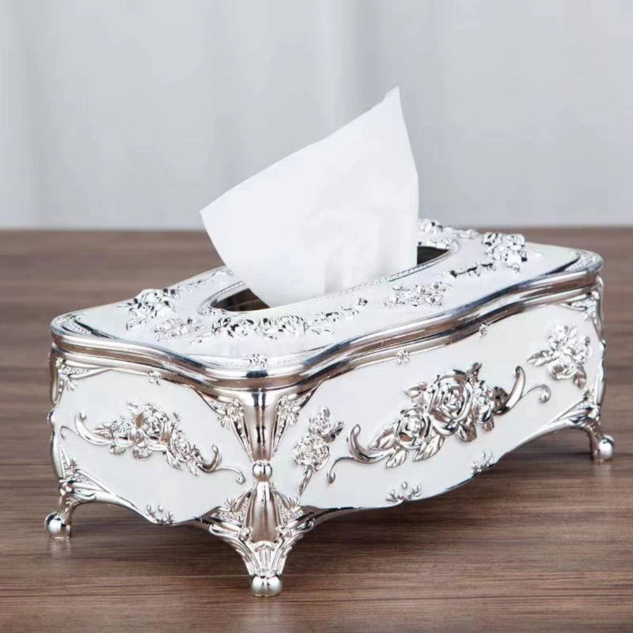 European Luxury Tissue Box Holder