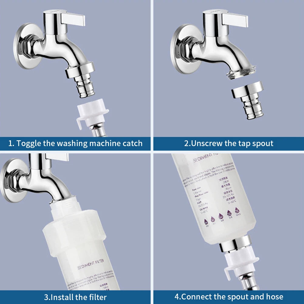 Household Shower & Washing Machine Sediment Filter