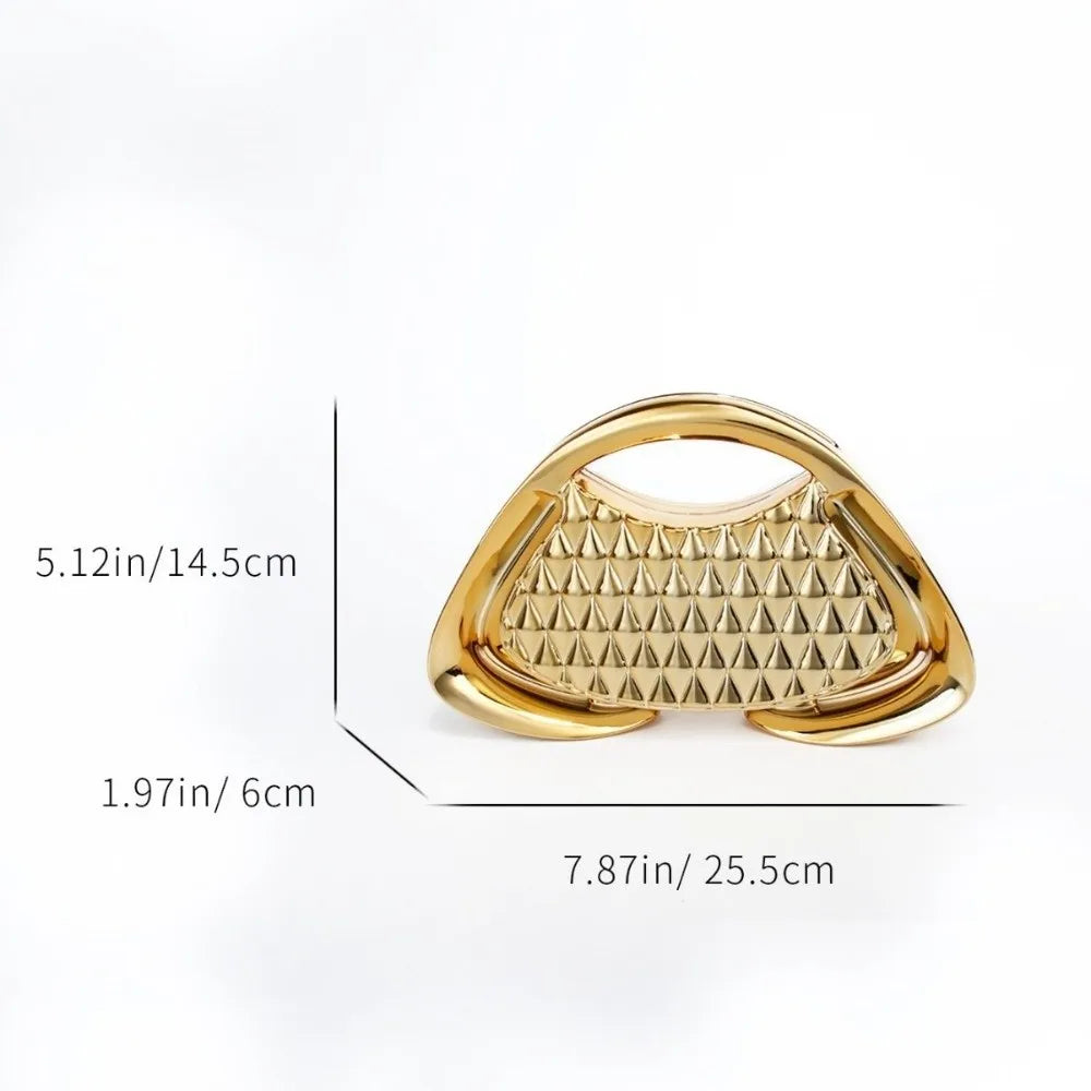 Luxury Acrylic Hard Shell Evening Clutch Bag