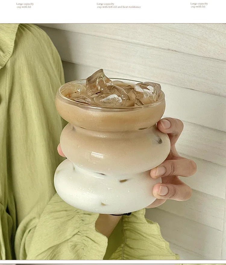 Heat-Resistant Glass Coffee Mug