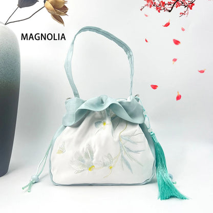 Ladies' Handbags Featuring Han Elements, Ancient-Style Embroidery, Hanfu Bags and Cheongsam Bags, Festival Gift Bags