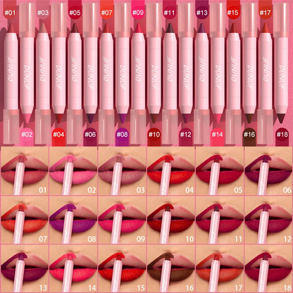 18-Colors Waterproof Lipstick Pencil