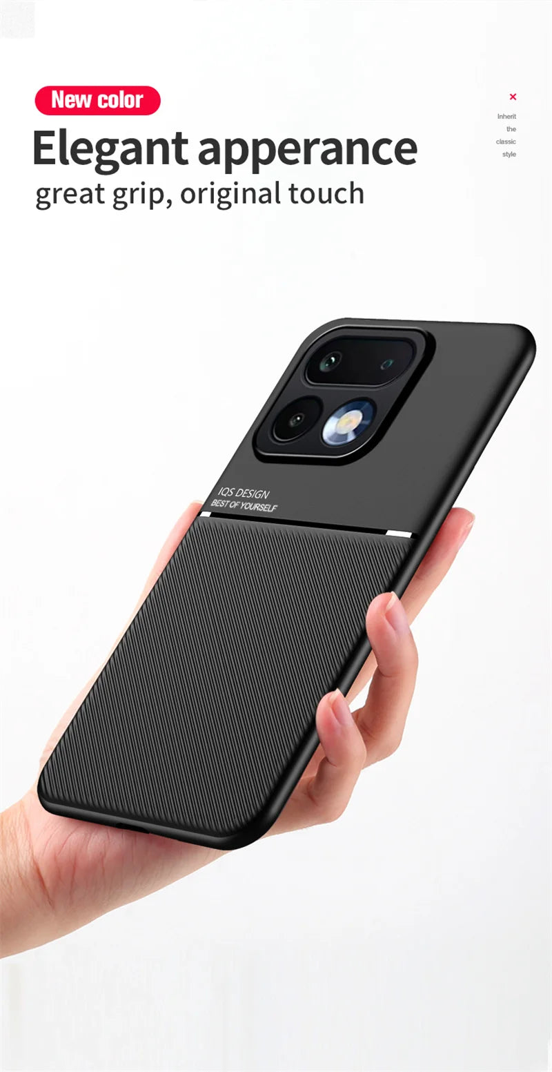 Magnetic PU Leather Shockproof Phone Case