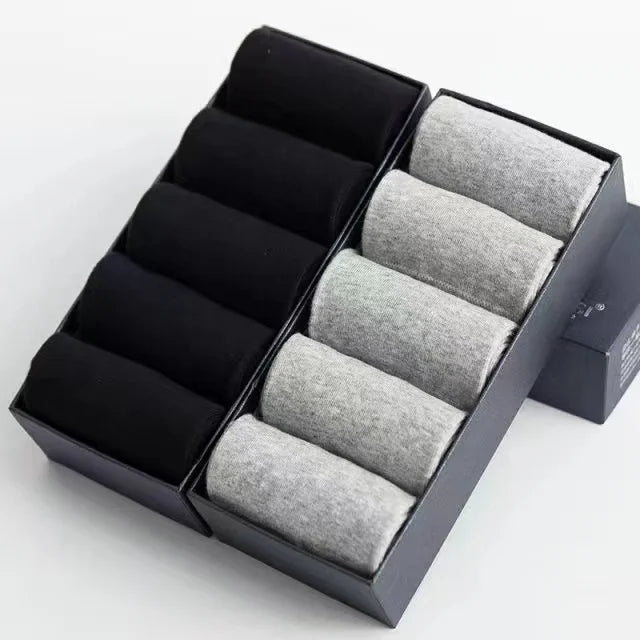 Men’s Cotton Business Crew Socks 10 Pairs