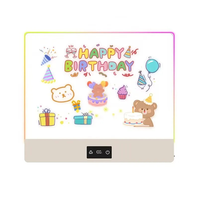 Kids LED Writing Board – Adjustable Brightness Glow Drawing Pad with Neon Pens