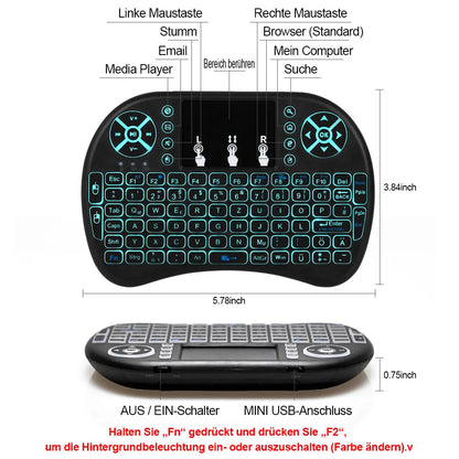 Mini Wireless Air Mouse Keyboard i8