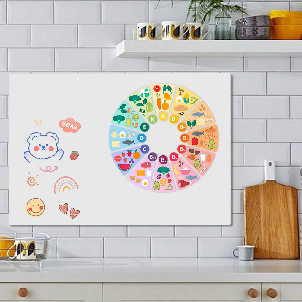 Magnetic Dry Erase Whiteboard Wall Sticker Kit