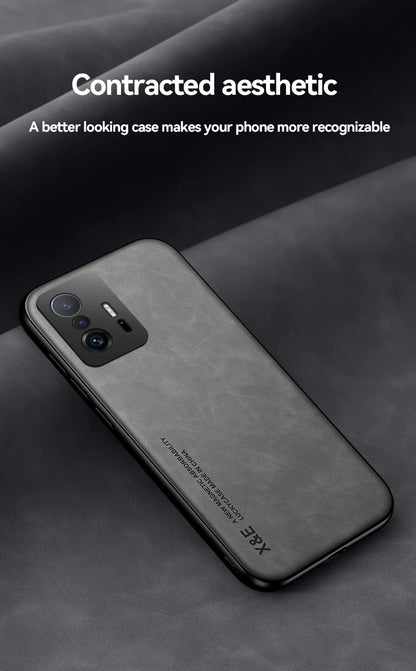 Magnetic PU Leather Case for Xiaomi Phones