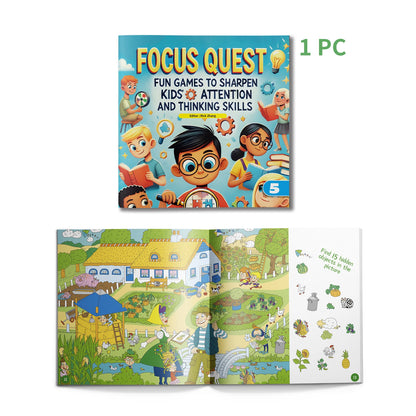 6 Books Set Focus Quest Activity Books for Kids