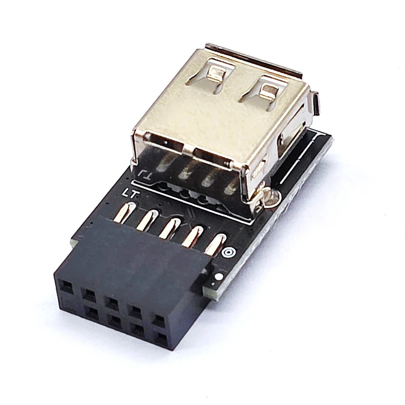 9-Pin to USB 2.0 Internal Motherboard Adapter